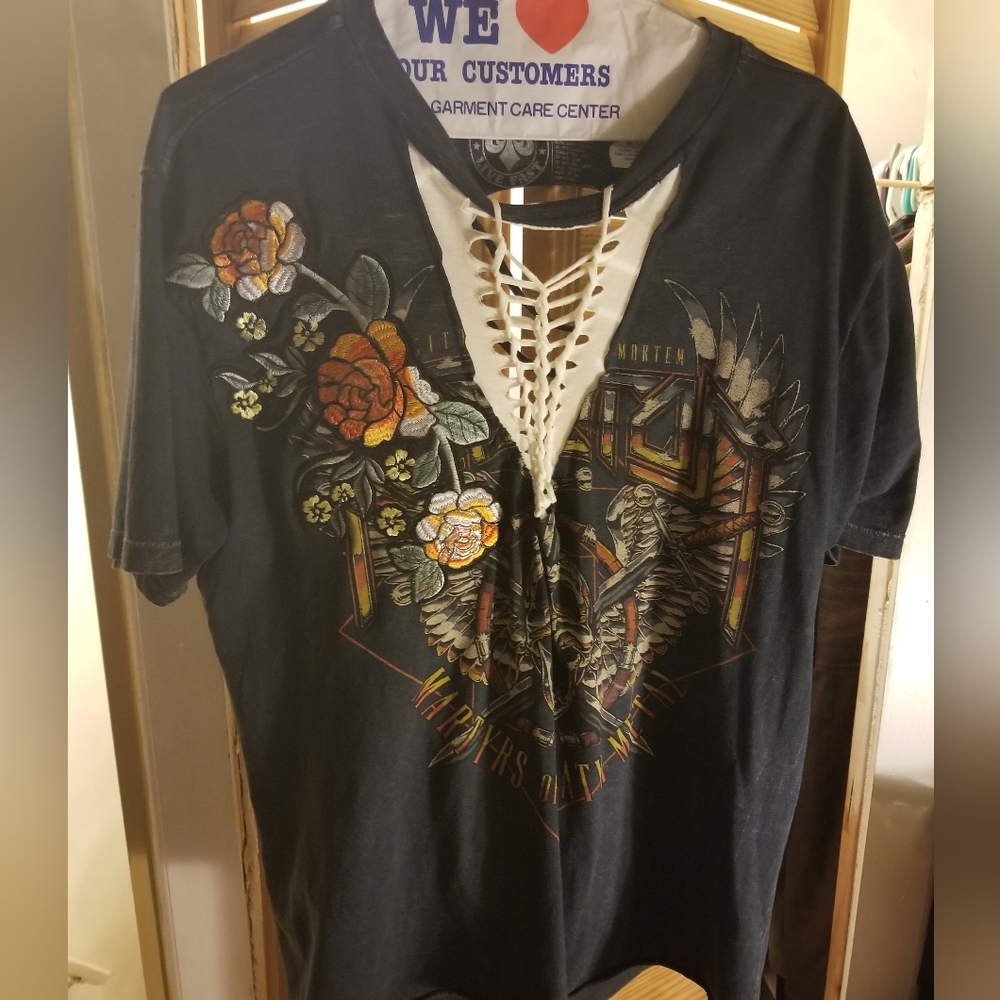 Distressed Women t shirt